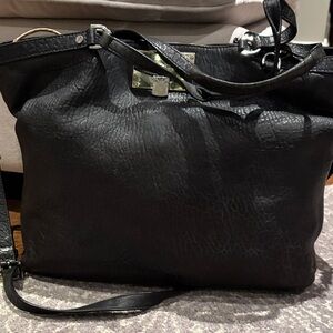 Michael Kors Black Textured Tote